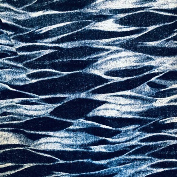 Michael Kors Blue Print Sleeveless- Size Small - Picture 10 of 11